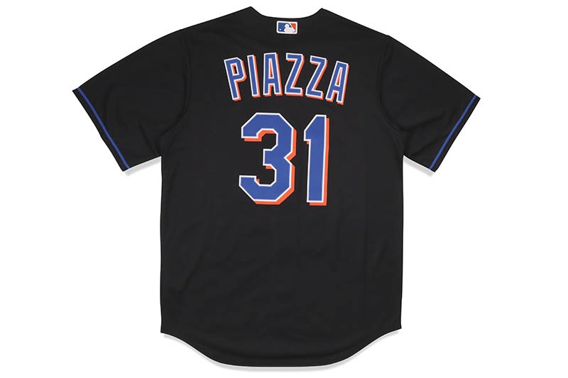 NIKE MLB NEW YORK METS 1969 BASEBALL JERSEY (T770-NMTA-QL7-P31:MIKE PIAZZA/#31/BLACK)