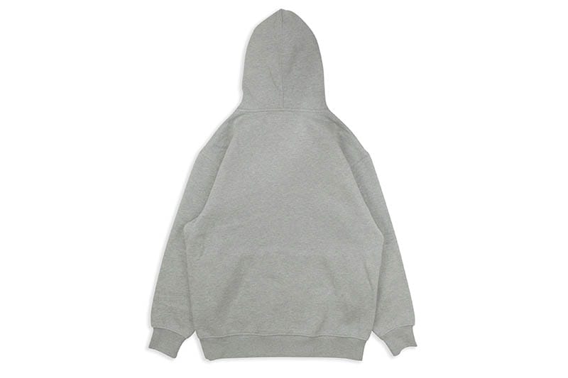 PRO CLUB HEAVYWEIGHT SILICON LOGO PULLOVER HOODIE (HEATHER GRAY)