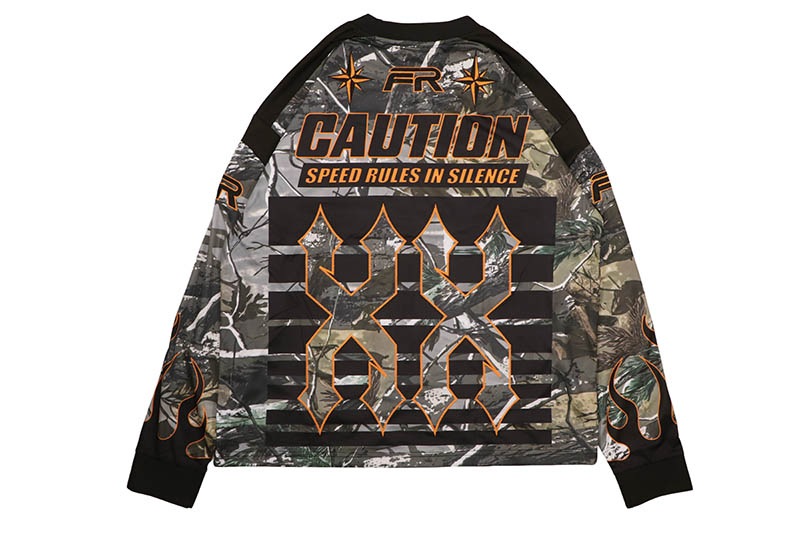 FIRST ROW CAUTION XX SPORT JERSEY (FRR0014:HUNTING CAMO)