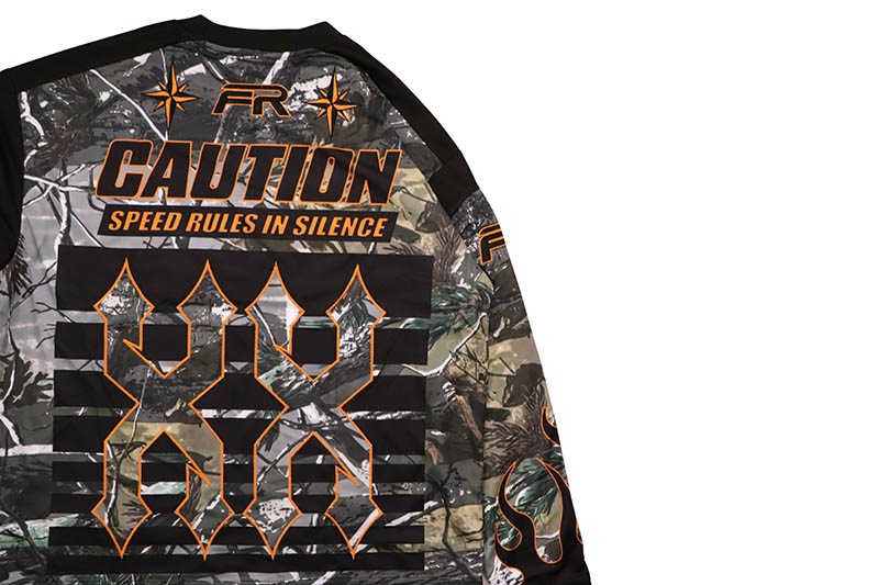 FIRST ROW CAUTION XX SPORT JERSEY (FRR0014:HUNTING CAMO)