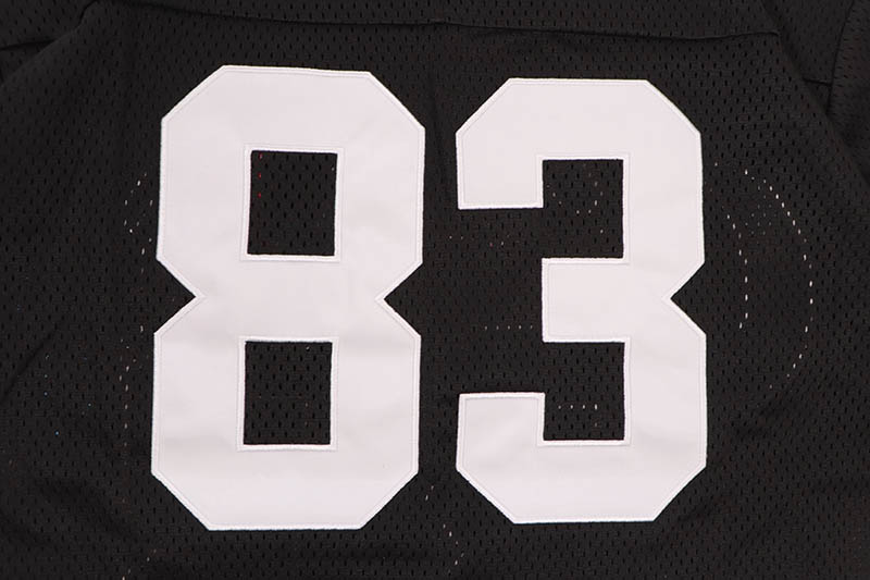COOKIES 83RD BATTALION MESH FOOTBALL JERSEY WITH APPLIQUE (BLACK) CM261KST01