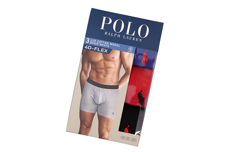 POLO RALPH LAUREN 4D-FLEX LUX COTTON MODAL BOXER BRIEF 3-PACK (LFBBP3-Q7T)