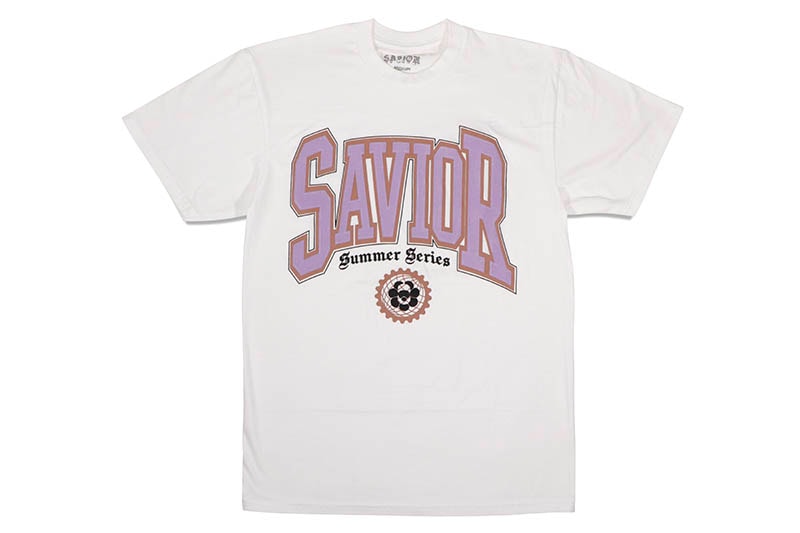 JAETIPS SUMMER SERIES TEE (WHITE/LAVENDER) | SALE1