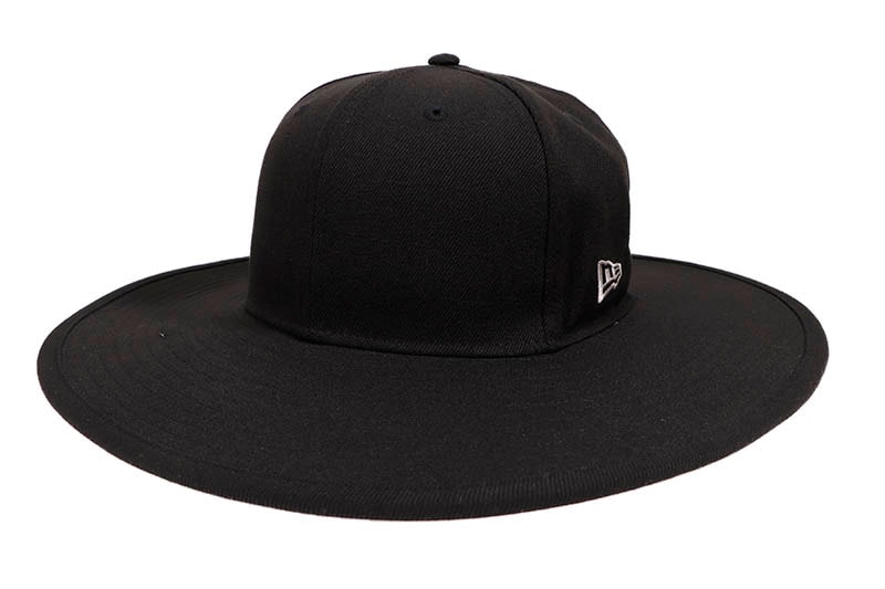 NEW ERA FITTED LONG BRIM HAT (GREY UNDER VISOR/BLACK) 14307336