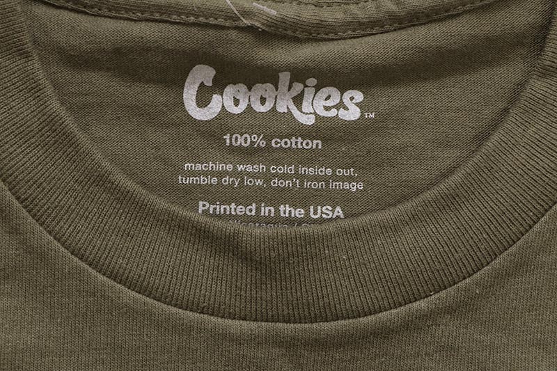COOKIES PEACE NUGZ TEE (MILITARY GREEN) CM252TSP24