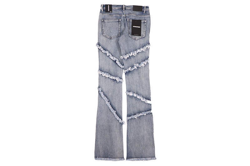 【ワンタッチ開】COKAGE+ 木手元55cmジャンプ折 デニムブルー(限定色) KINDRED LINE RIPPED STACKED JEAN (KD2117:CHAOS BLUE) | Brand