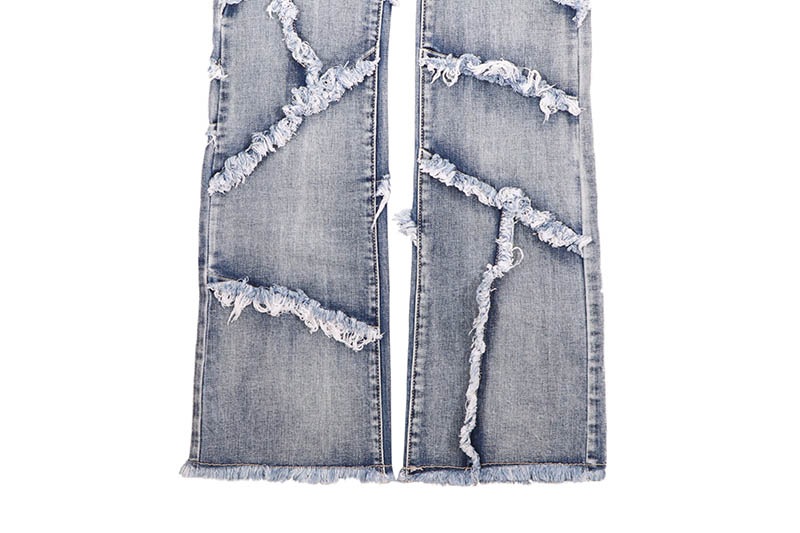 【ワンタッチ開】COKAGE+ 木手元55cmジャンプ折 デニムブルー（限定色） KINDRED LINE RIPPED STACKED JEAN (KD2117:CHAOS BLUE) | Brand