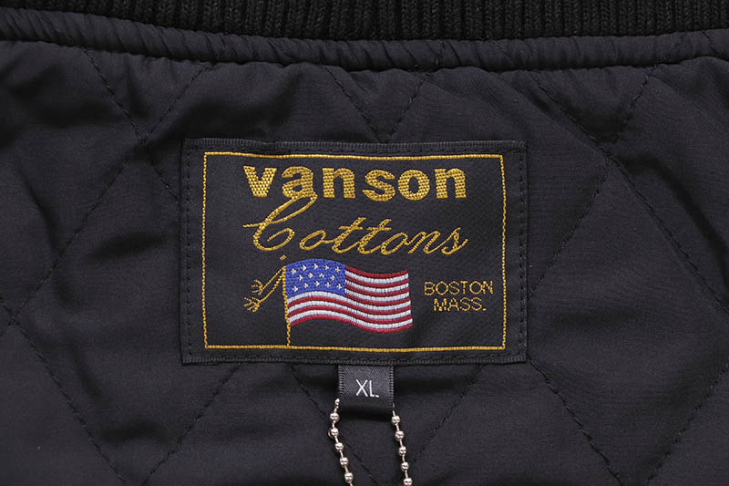 VANSON 50TH ANNIVERSARY SKELTON BONES VELVETEEN BOMBER JACKET