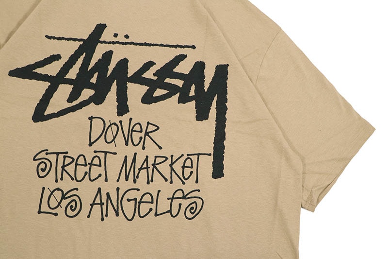 STUSSY STOCK DSM LOS ANGELES T-SHIRT (KHAKI) | Brand,S-Z,STUSSY