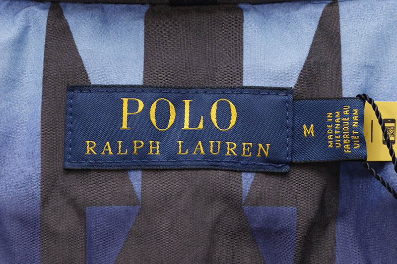 POLO RALPH LAUREN CONVERTIBLE DOWN JACKET (710852356001:BLUE MULTI MOUNTAIN LDGE)