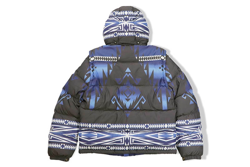 POLO RALPH LAUREN CONVERTIBLE DOWN JACKET (710852356001:BLUE MULTI MOUNTAIN LDGE)