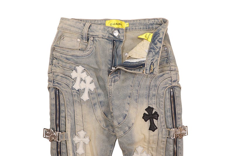 GUAPI VINTAGE BLUE CROSS BUCKLE DENIM (876VBCBD) | Brand,G-L,GUAPI