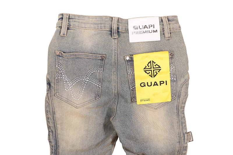 GUAPI VINTAGE BLUE CROSS BUCKLE DENIM (876VBCBD) | Brand,G-L,GUAPI