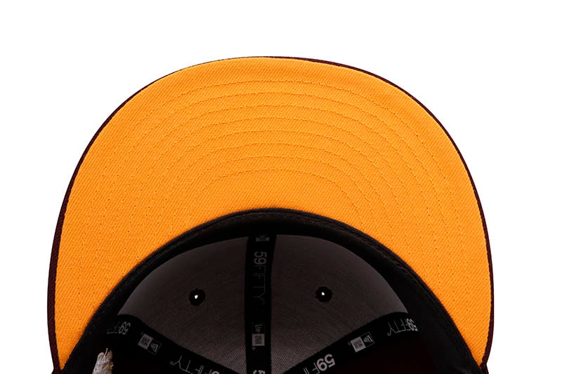 NEW ERA CHICAGO CUBS 59FIFTY FITTED CAP (1990 ALL-STAR GAME CUSTOM SIDE PATCH/MANILA UNDER VISOR/MAROON)