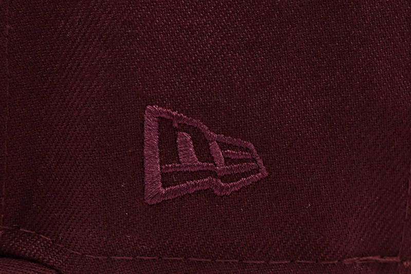 NEW ERA CHICAGO CUBS 59FIFTY FITTED CAP (1990 ALL-STAR GAME CUSTOM SIDE PATCH/MANILA UNDER VISOR/MAROON)