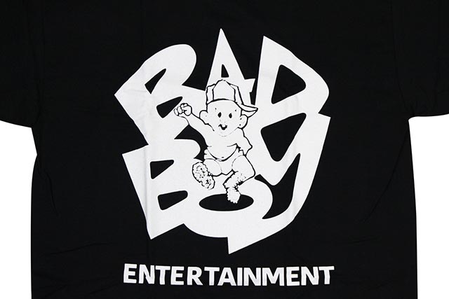 BAD BOY ENTERTAINMENT OFFICIAL LOGO T-SHIRT (BLACK)