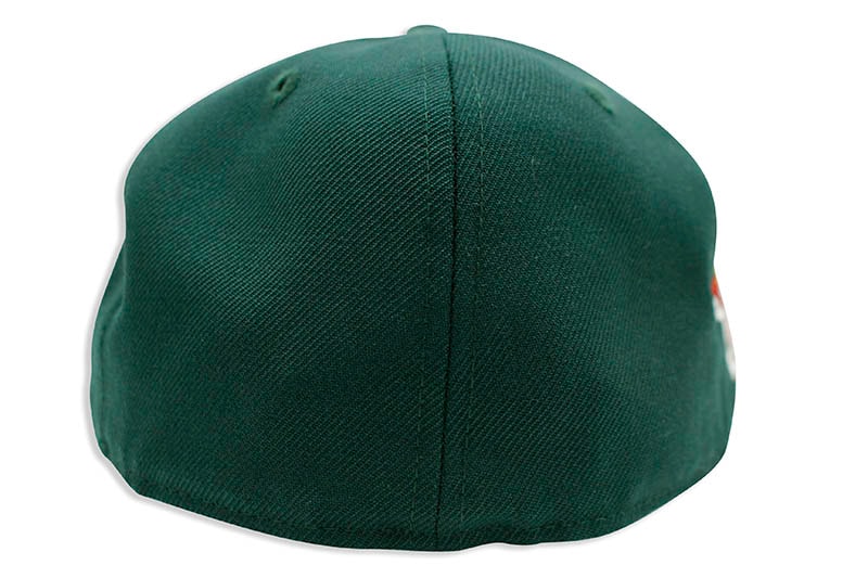 NEW ERA NEW YORK YANKEES 59FIFTY FITTED CAP (1999 WORLD SERIES SIDE PATCH/PINK UNDER VISOR/DARK GREEN)