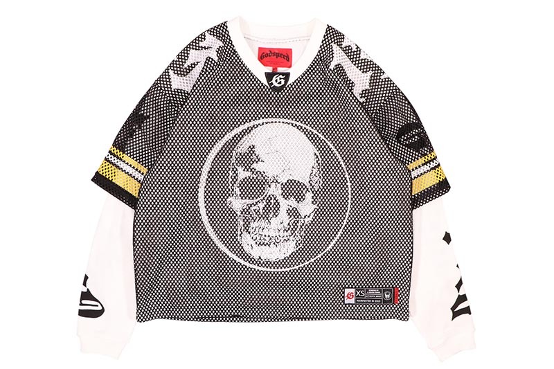 GODSPEED TD LAYERED JERSEY (BLACK/WHITE/YELLOW)