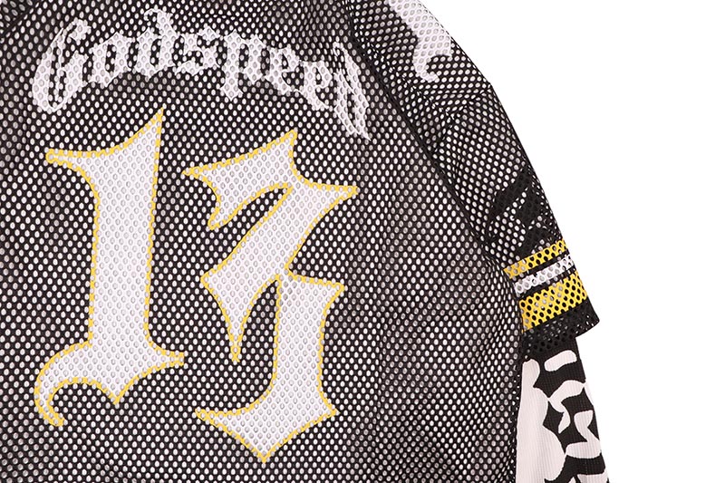 GODSPEED TD LAYERED JERSEY (BLACK/WHITE/YELLOW)