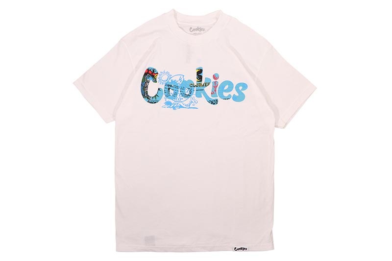 COOKIES WORTH THE TRIP TEE (WHITE/SLATE BLUE) CM252TSP10