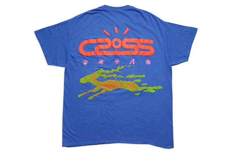 TRAVIS SCOTT X CACTUS JACK CROSS TECH TEE (ROYAL) | Brand