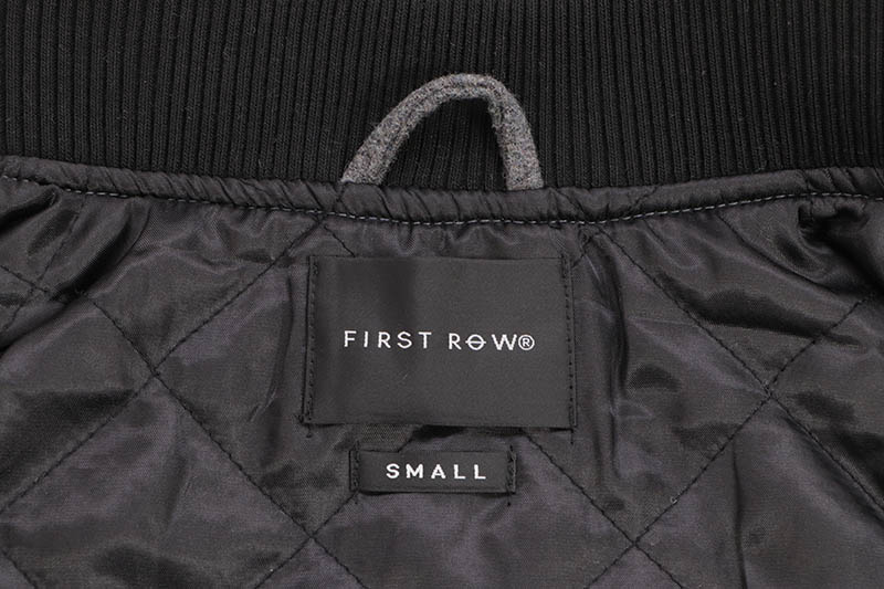 FIRST ROW Y2K TRIBAL VARSITY JACKET (FRJ0081:GREY)