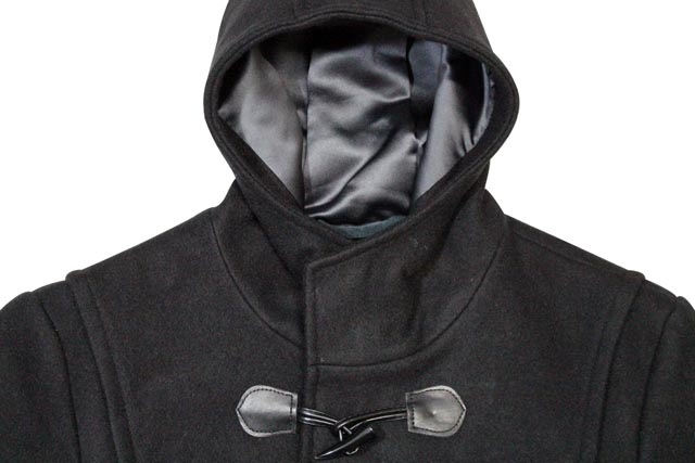 SCHOTT NYC LINED DUFFLE COAT(DU748:BLACK)