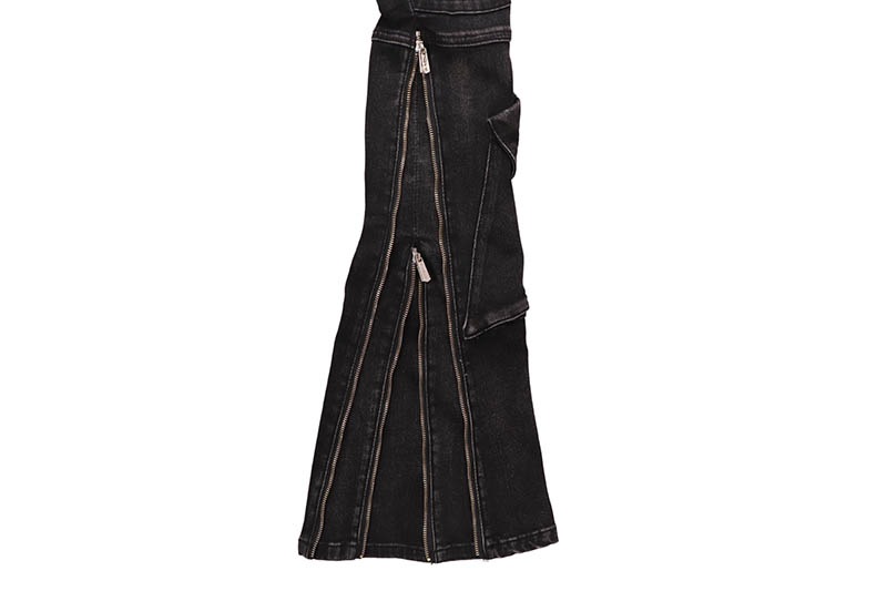 GUAPI VINTAGE BLACK OBLIVION BIKER DENIM (794VBBD)