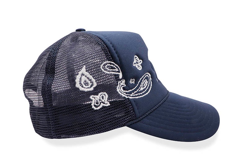DROPOUT NEW YORK BANDANA TRUCKER HAT (NAVY)