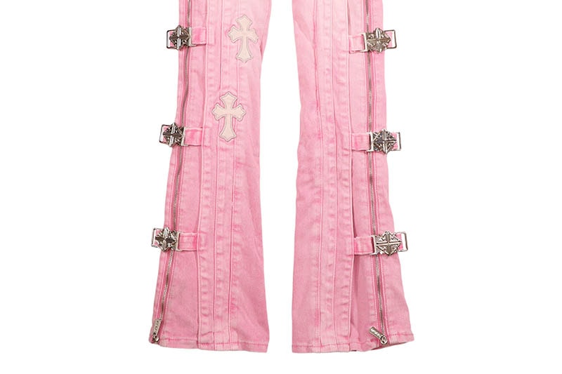 GUAPI FRENCH ROSE CROSS BUCKLE DENIM (874FRCBD) | Brand,G-L,GUAPI