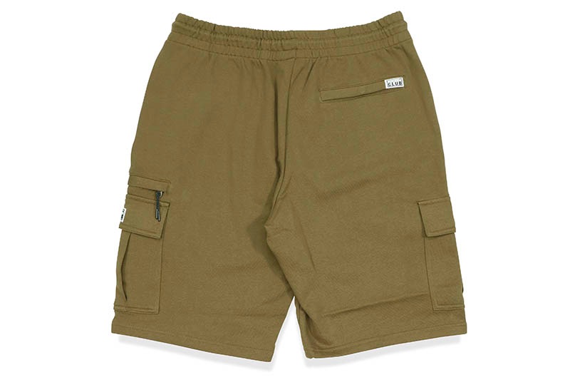 PRO CLUB COMFORT FRENCH TERRY CARGO SHORT - 11 INCH INSEAM (OLIVE DRAB) 13PC0402