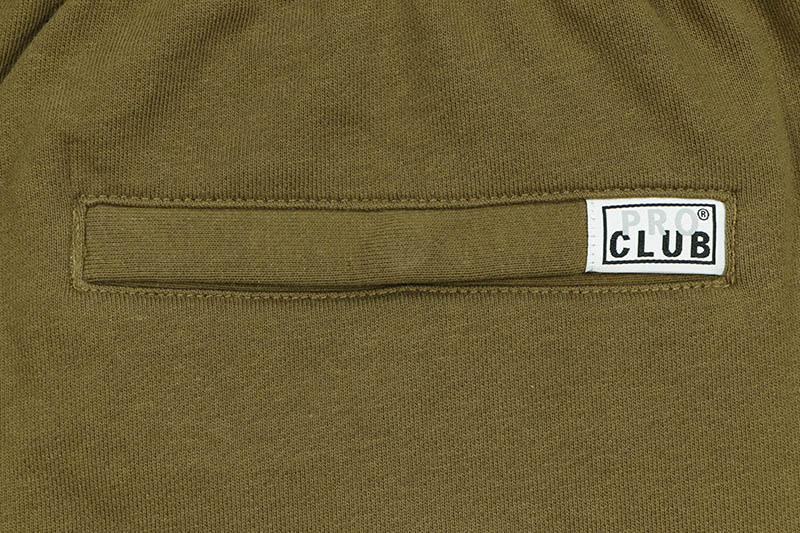 PRO CLUB COMFORT FRENCH TERRY CARGO SHORT - 11 INCH INSEAM (OLIVE DRAB) 13PC0402