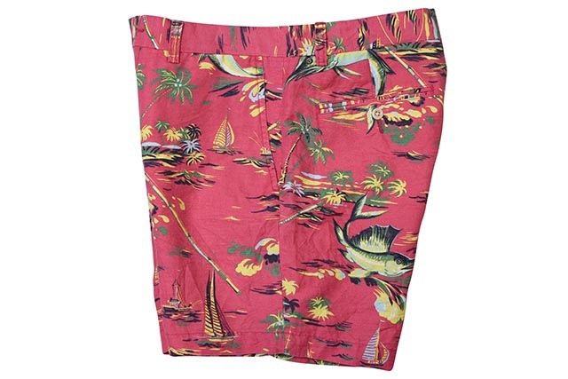 POLO RALPH LAUREN CLASSIC-FIT LINEN-BLEND SHORTS(SHOCKING PINK)