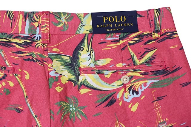 POLO RALPH LAUREN CLASSIC-FIT LINEN-BLEND SHORTS(SHOCKING PINK)