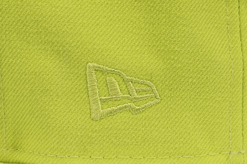 NEW ERA CHICAGO CUBS GUM PACK 59FIFTY FITTED CAP (1990 ALL STAR GAME CUSTOM SIDE PATCH/DARK GREEN UNDER VISOR/LIME GREEN)