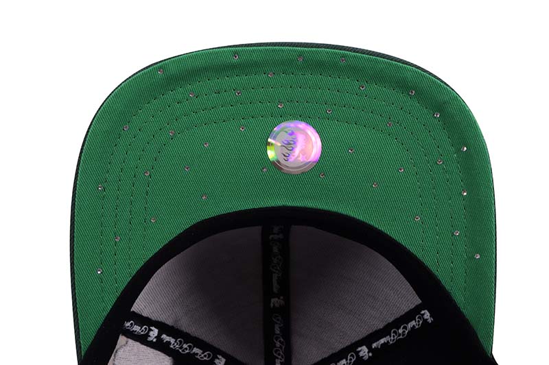 HELLSTAR STUDIOS PAIRBRUSH SNAPBACK (BLACK/GREEN)