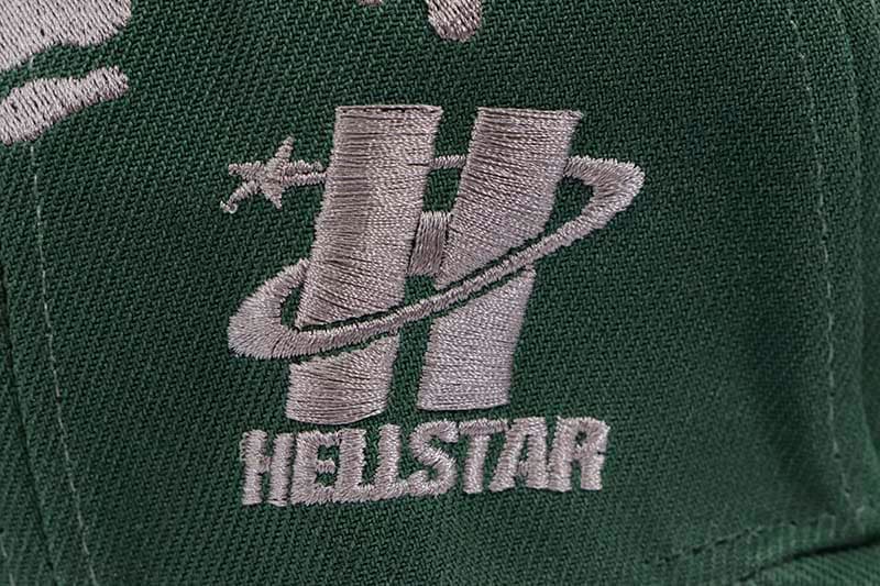HELLSTAR STUDIOS PAIRBRUSH SNAPBACK (BLACK/GREEN)