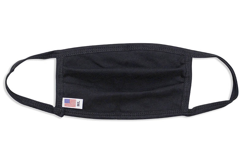 PLEASURES CORE LOGO FACE MASK (BLACK)