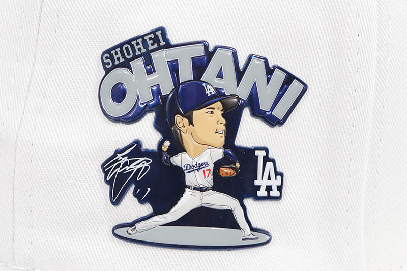 NEW ERA LOS ANGELES DODGERS 59FIFTY FITTED CAP (SHOHEI OHTANI PITCHING SIDE PATCH/WHITE UNDER VISOR/WHITE) 60595102