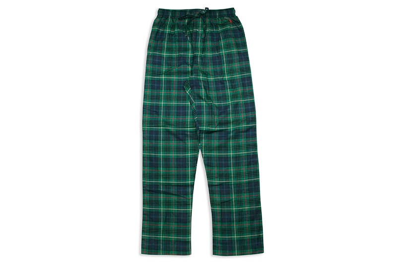 POLO RALPH LAUREN PAJAMA PANTS (P005HR-AWBG:GREEN PLAID)