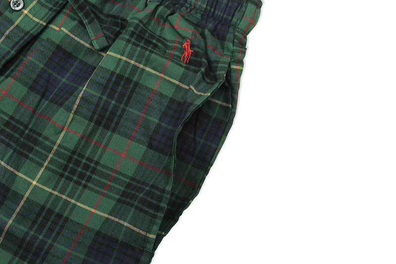 POLO RALPH LAUREN PAJAMA PANTS (P005HR-AWBG:GREEN PLAID)
