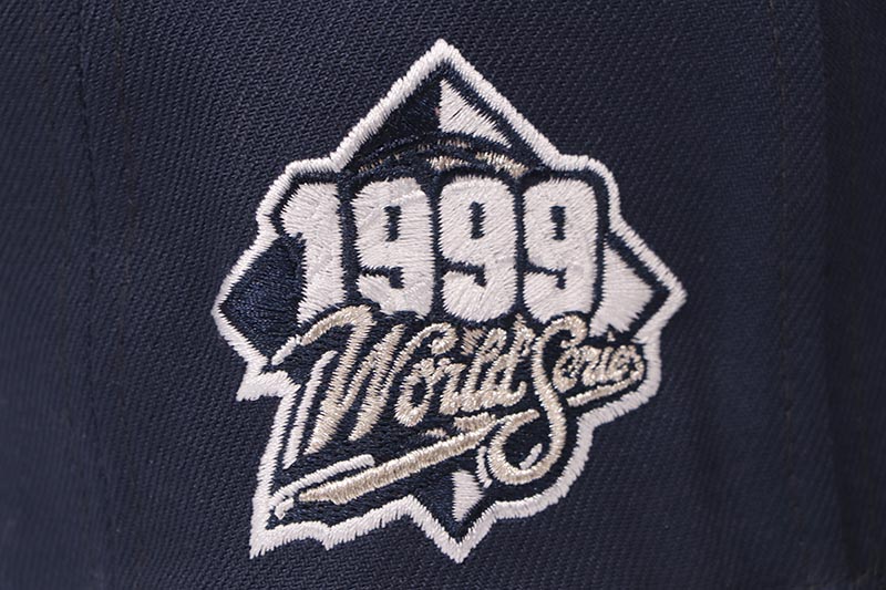 NEW ERA NEW YORK YANKEES 59FIFTY FITTED CAP (1999 WORLD SERIES SIDE PATCH/GREY UNDER VISOR/OCEAN BLUE BLACK) 70945764