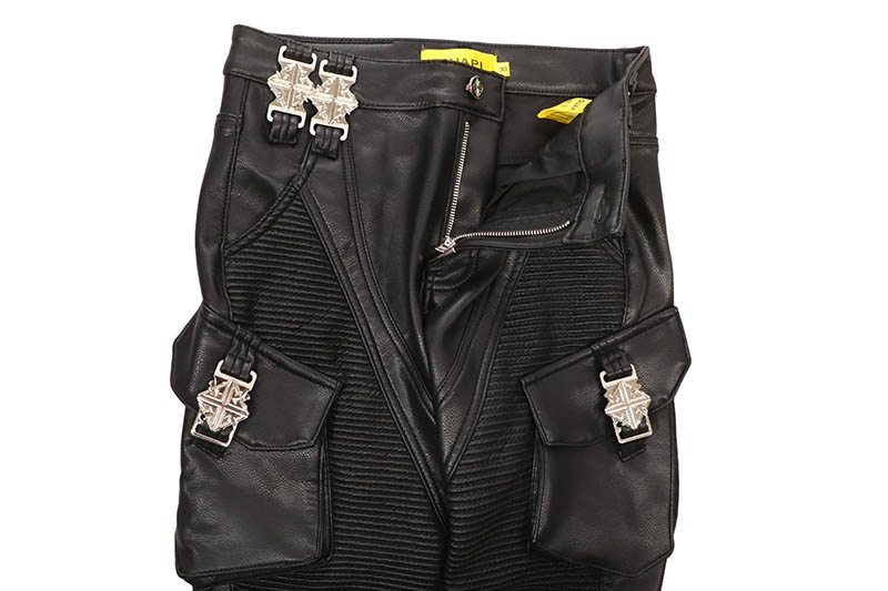 GUAPI BLACK OPS LEATHER PANT (822BLP)
