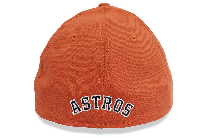 NEW ERA HOUSTON ASTROS TEAM CLASSIC 39THIRTY STRETCH FIT CAP (ORANGE/NAVY VISOR)