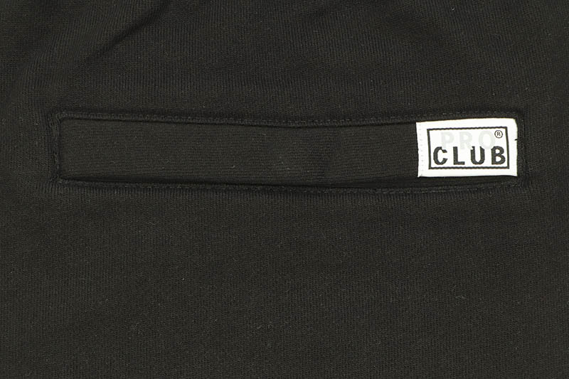 PRO CLUB COMFORT FRENCH TERRY CARGO SHORT - 11 INCH INSEAM (BLACK) 13PC0402