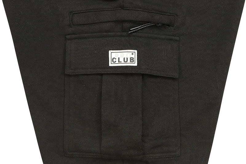 PRO CLUB COMFORT FRENCH TERRY CARGO SHORT - 11 INCH INSEAM (BLACK) 13PC0402