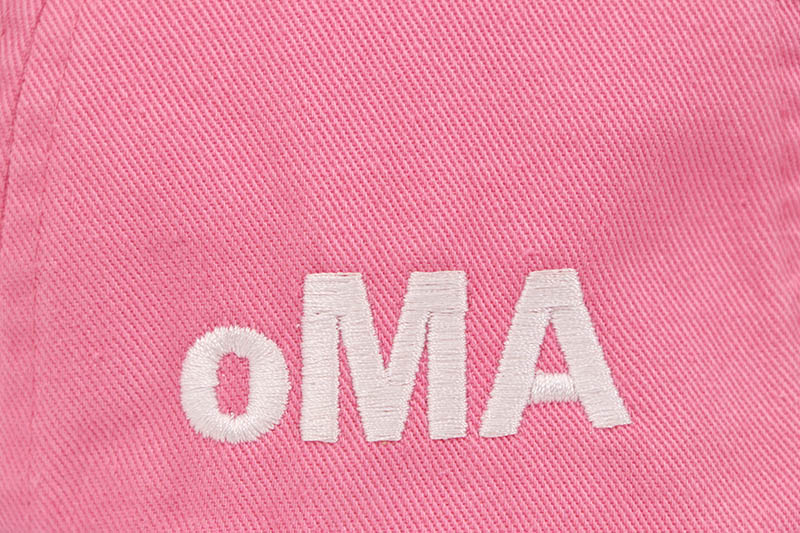 oMA STUDIOS NY KANJI JAPAN DISTRESSED HAT (PINK)