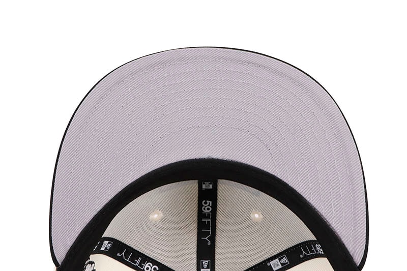 PRO CLUB X NEW ERA 5950 FITTED HEAVYWEIGHT CHAMPIONS BOX LOGO HAT (SNOW WHITE)