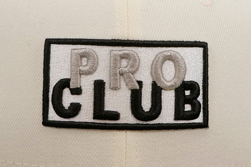 PRO CLUB X NEW ERA 5950 FITTED HEAVYWEIGHT CHAMPIONS BOX LOGO HAT (SNOW WHITE)