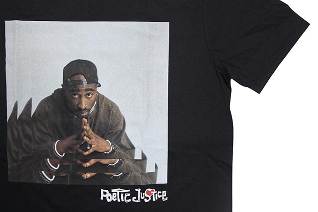 2PAC POETIC JUSTICE OFFICIAL T-SHIRT (BLACK)